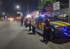 Antisipasi Kepulangan Suporter Persib Bobotoh Viking, Personel Gabungan Polsek Klari Lakukan Pengamanan di Interchange Tol Karawang Timur