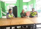 Perkuat Sinergitas Antara TNI dan Polri, Polsek Klari Silaturahmi Kamtibmas Sambangi Mako Koramil