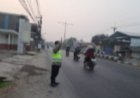 Polsek Klari Gelar "Sapa Pagi" Parikan Kamseltibcar Lantas di Wilayah Klari Aman dan Lancar