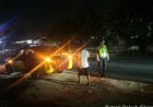 Cegah Kejahatan Jalanan, Patroli Subuh Połsek Cikampek Pantau Jalur Perbatasan Cikampek dan Purwasari 