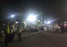 Anggota Polsek Tirtajaya Laksanakan Monitoring Dan Pengamanan Kegiatan Bupati  Menyapa dengan Tema Tirtajaya Bersholawat