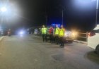 Patroli Bersinggungan Polsek Batujaya dengan Polsek Tirtajaya Antisipasi Gangguan Kamtibmas