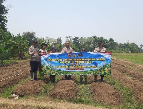 Polsek Jatisari Kembali Tanam Jagung Hibrida Kuartal II 2026 ‎
